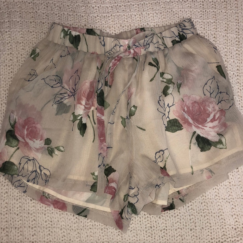 Floral shorts
